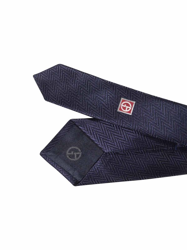 GIORGIO ARMANI: Corbatas y pajaritas online - Corbata - Azul