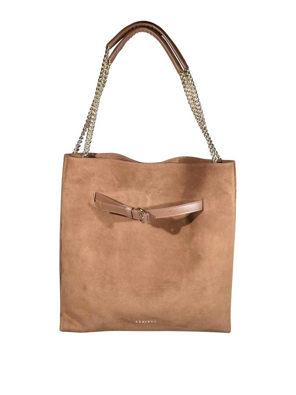 ORCIANI: Sacs à main - Sac Cabas - Marron Clair