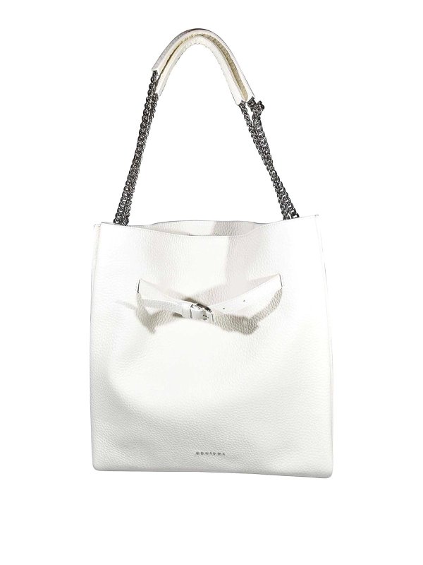 ORCIANI: Handtaschen - Shopper - Weiß