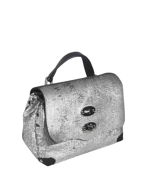 ZANELLATO: Handtaschen online - Shopper - Silber