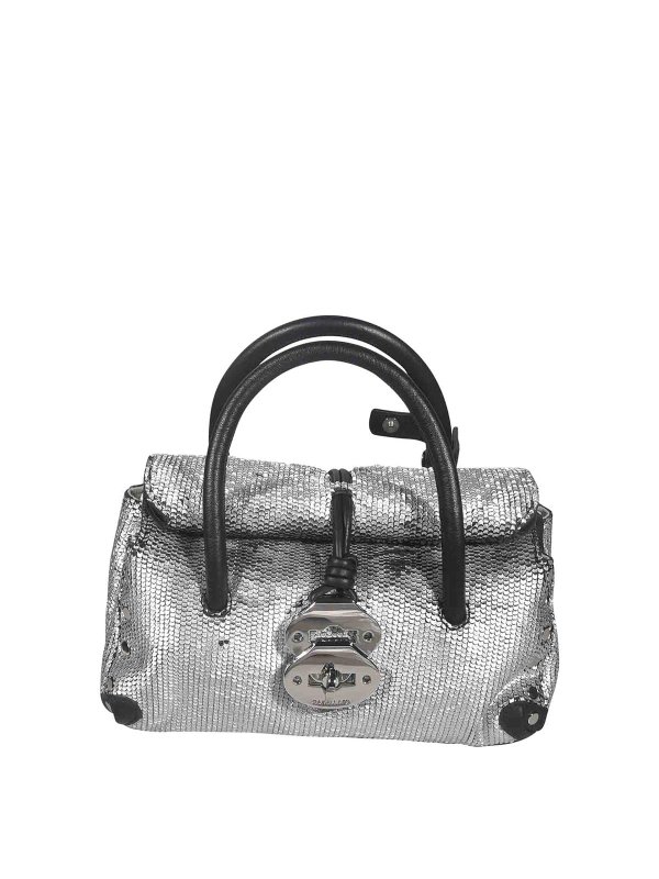 ZANELLATO: Handtaschen - Shopper - Silber