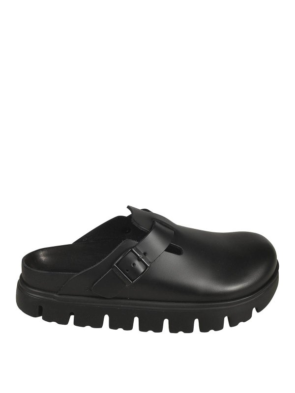 BIRKENSTOCK: サンダル - サンダル - 黒