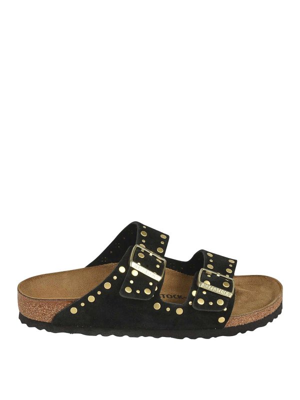 BIRKENSTOCK: サンダル - サンダル - 黒