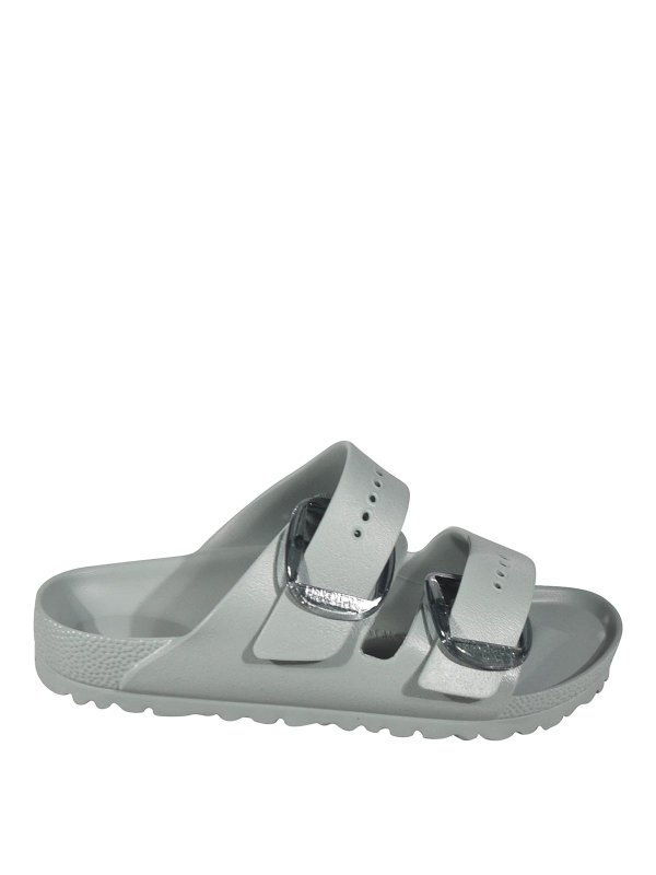 BIRKENSTOCK: Sandalen - Sandalen - Hellgrün