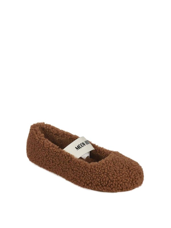 Moon Boot: boots online - Flat Shoes Brandy