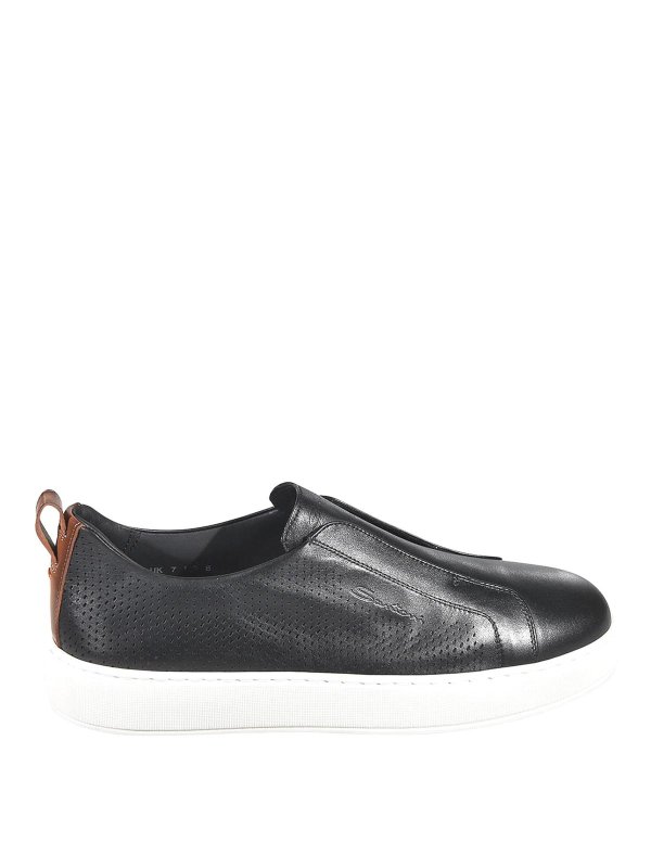SANTONI: Chaussures de sport - Baskets - Blanc