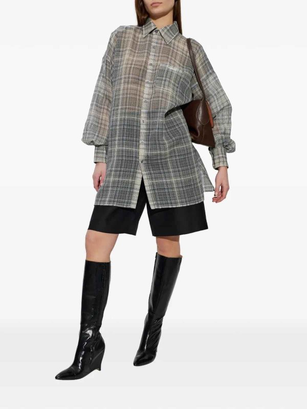 COPERNI: shirts online - Zero Waste Checked Shirt