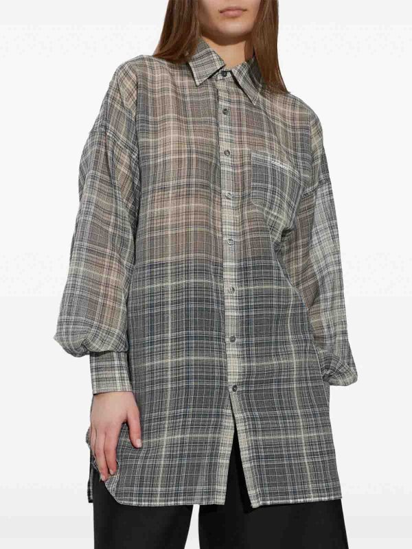 Zero Waste Checked Shirt shop online: COPERNI