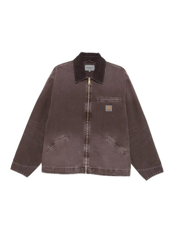 CARHARTT: デニムジャケット - デニムジャケット - ブラウン