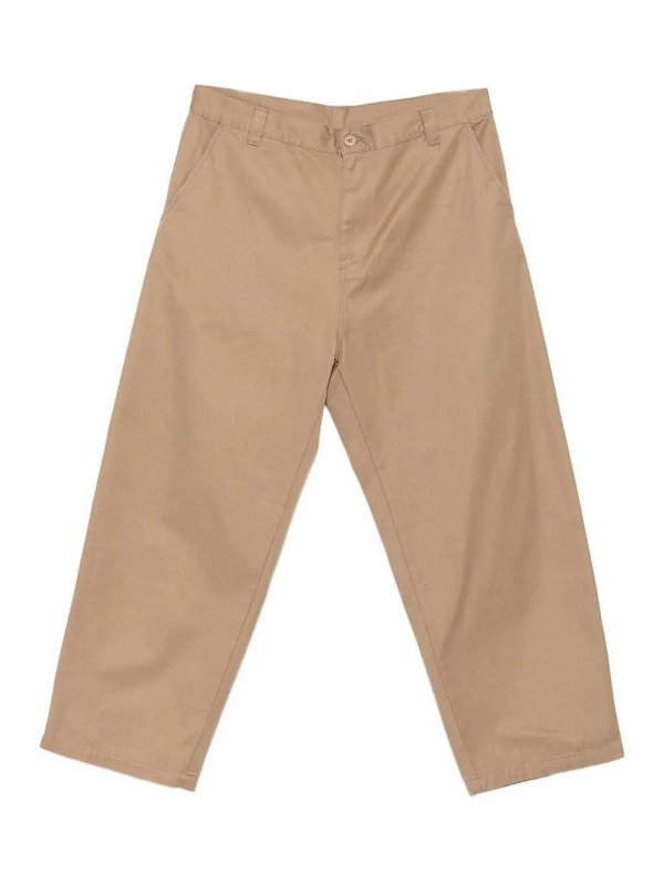 CARHARTT: カジュアルトラウザー - カジュアルパンツ - ベージュ