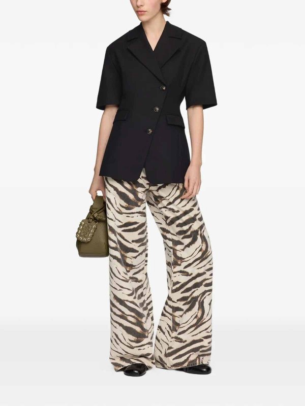 ブレザー - 黒 shop online: GANNI