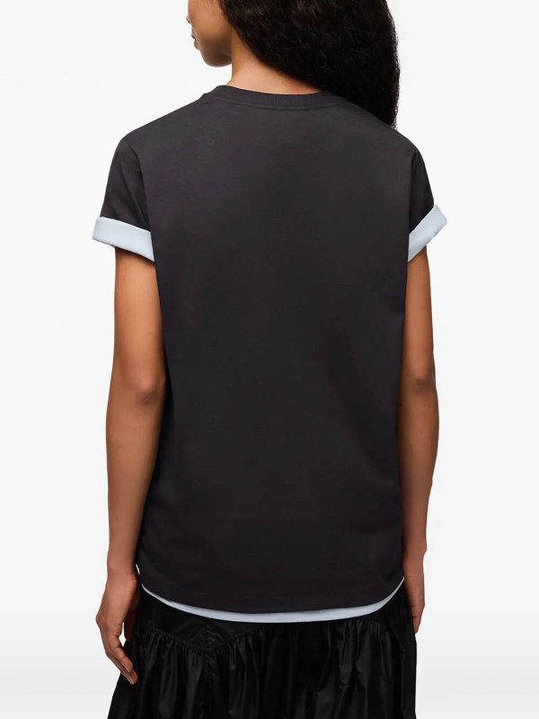 Maglietta basic  in cotone con loreale shop online: GANNI