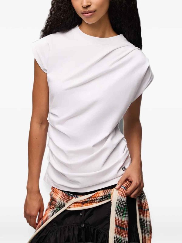 GANNI: Blusas online - Blusa - Blanco