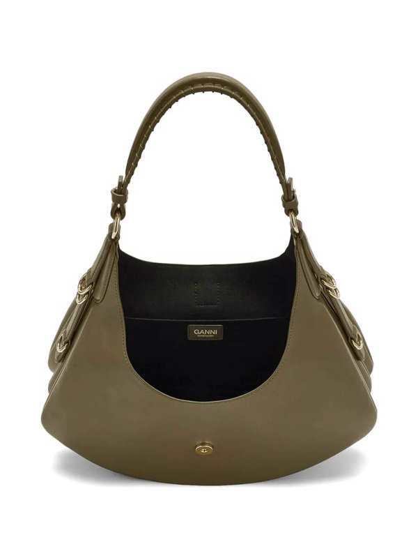 The Best Shops GANNI: ショルダーバッグ - ショルダーバッグ - ダークグリーン