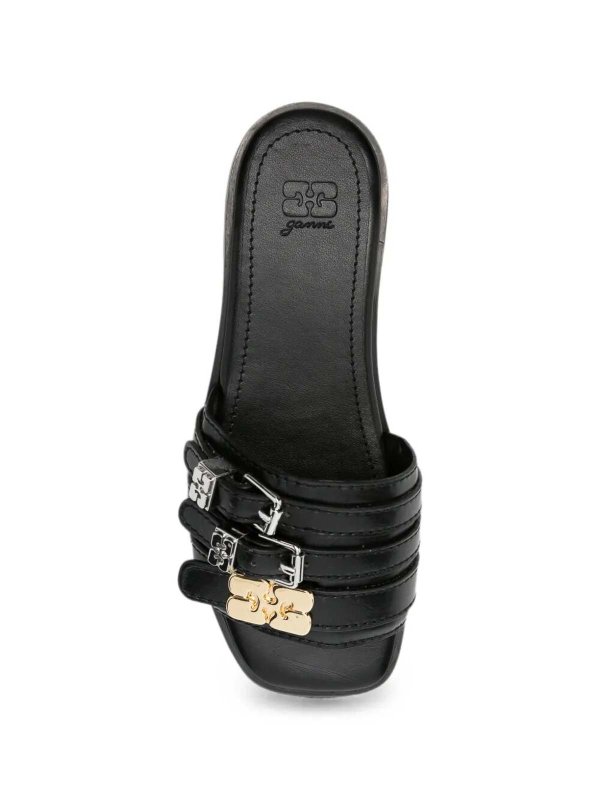 フラットシューズ - 黒 shop online: GANNI