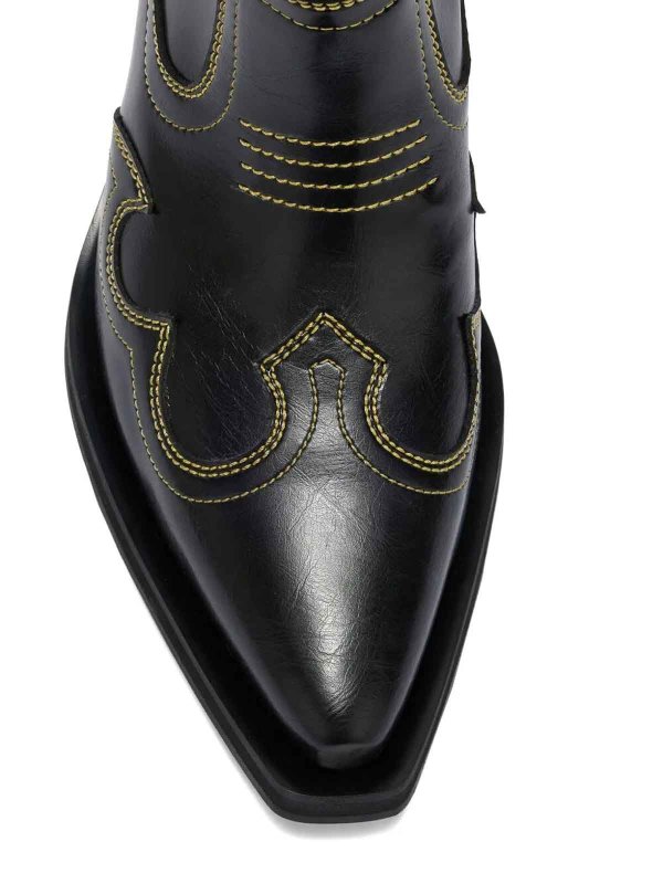 GANNI: Botas online - Botas - Amarillo