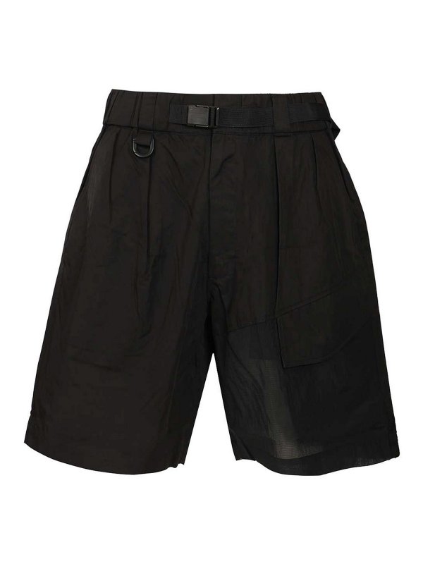 Y-3: Shorts - Shorts - Negro