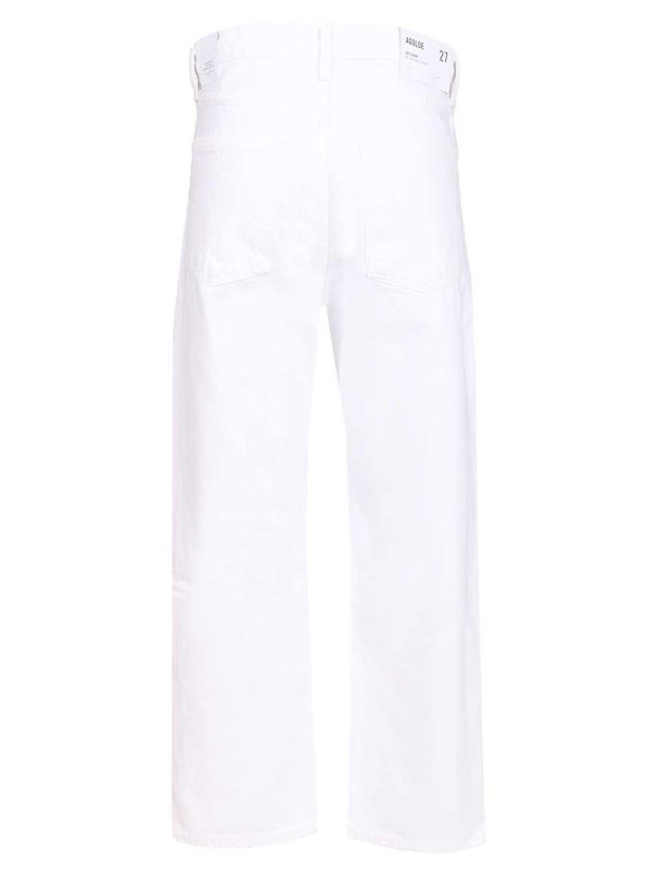 AGOLDE: jeans dritti, a sigaretta online - Jeans ritagliati