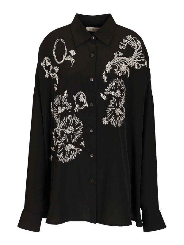 DRIES VAN NOTEN: シャツ - シャツ - 黒