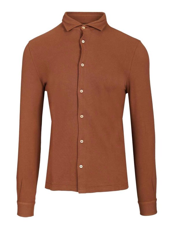 FEDELI: Camisas - Camisa - Marrón