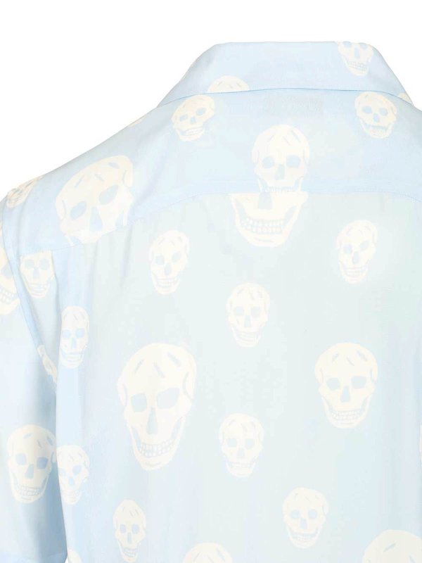 Chemise - Bleu Clair shop online: ALEXANDER MCQUEEN