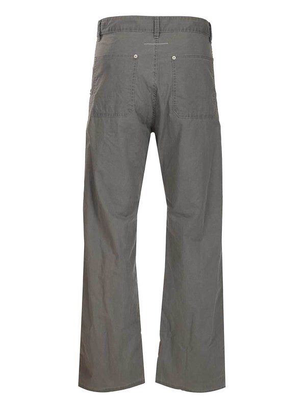 MM6 MAISON MARGIELA: カジュアルトラウザー online - カジュアルパンツ - グレー