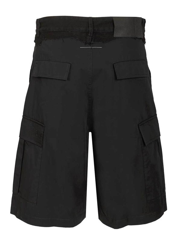 MM6 MAISON MARGIELA: トラウザーショーツ online - ショートパンツ - 黒