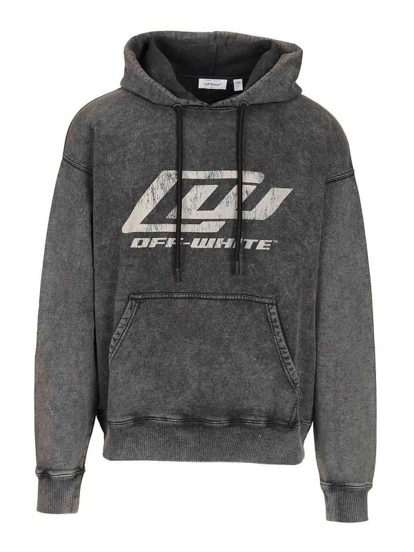 OFF-WHITE: スウェット＆セーター - スウェットシャツ/セーター - 黒