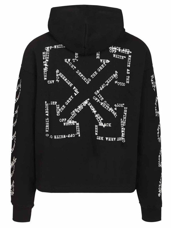 OFF-WHITE: Sudaderas y suéteres online - Sudadera - Negro