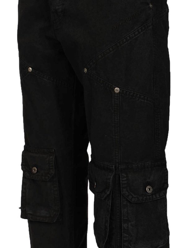 Jeans cargo multitasche shop online: OFF-WHITE