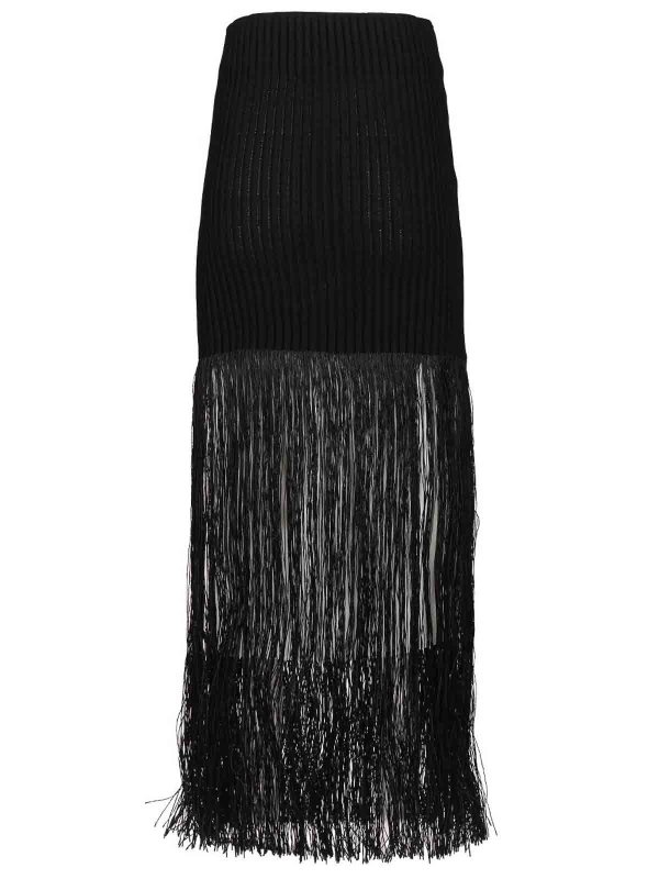 Alaïa: Faldas largas online - Falda Larga - Negro