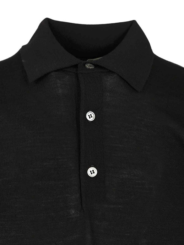 The Best Shops FILIPPO DE LAURENTIIS: ポロシャツ - ポロシャツ - 黒
