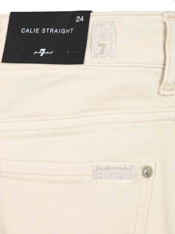 Vaqueros Rectos - Blanco shop online: 7 FOR ALL MANKIND