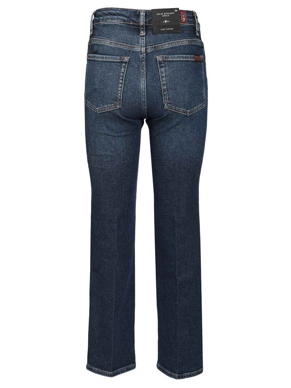 7 FOR ALL MANKIND: ストレートジーンズ online - ストレートジーンズ - ブルー