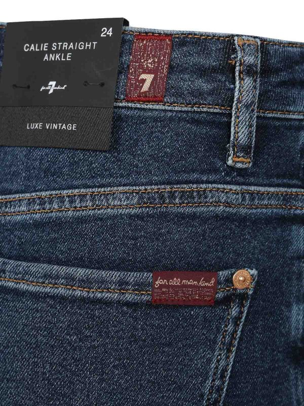 7 FOR ALL MANKIND buy online ストレートジーンズ - ブルー