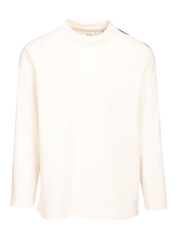 Y-3: Camisetas - Camiseta - Blanco
