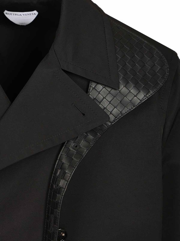 ショートコート - 黒 shop online: BOTTEGA VENETA