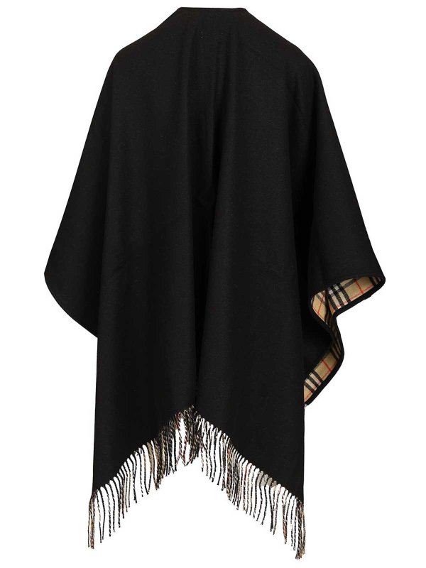 BURBERRY: Capes & Ponchos online - Cape - Noir