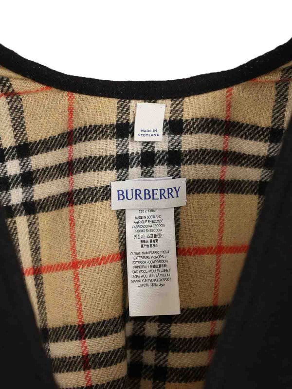 Cape - Noir shop online: BURBERRY