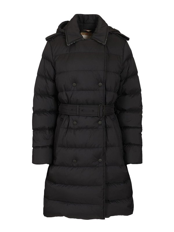 BURBERRY: padded jackets - Medium Down Jacket With Hood