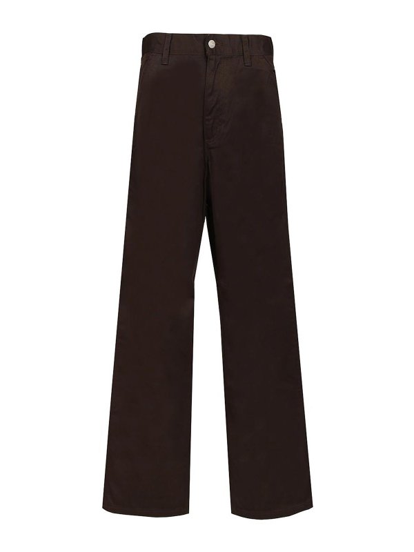 CARHARTT: カジュアルトラウザー - カジュアルパンツ - ブラウン