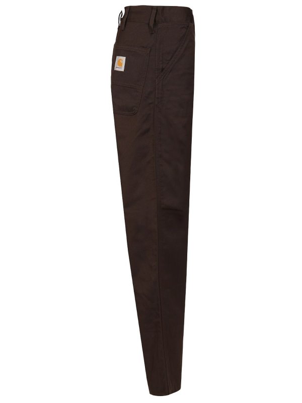 The Best Shops CARHARTT: カジュアルトラウザー - カジュアルパンツ - ブラウン
