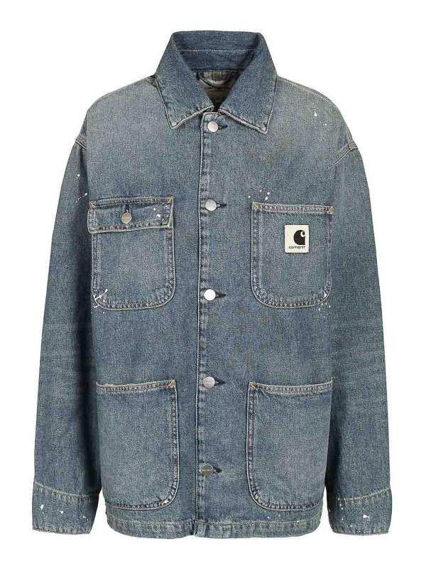 CARHARTT: デニムジャケット - デニムジャケット - ブルー