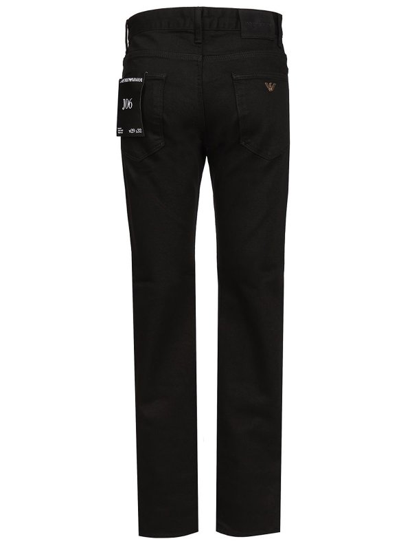 EMPORIO ARMANI: ストレートジーンズ online - ストレートジーンズ - 黒
