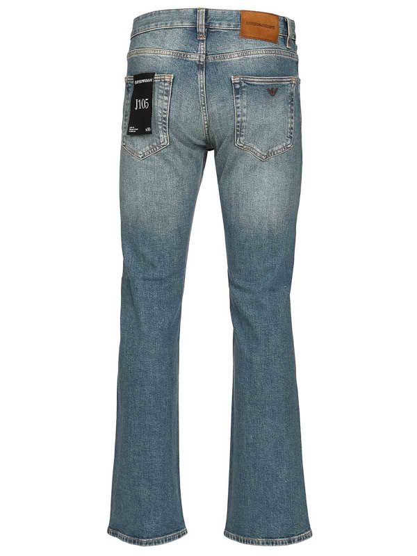 EMPORIO ARMANI: ストレートジーンズ online - ストレートジーンズ - ブルー