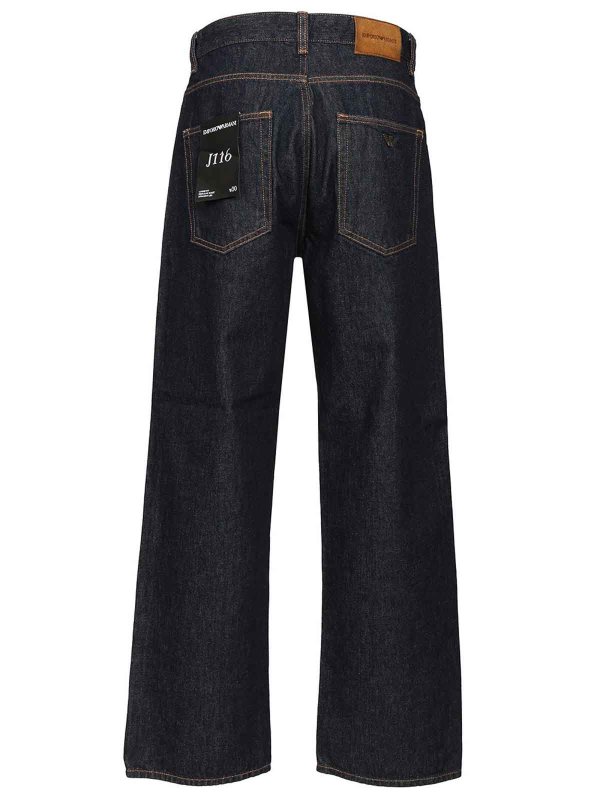 EMPORIO ARMANI: ベルボトムジーンズ online - フレアジーンズ - ブルー