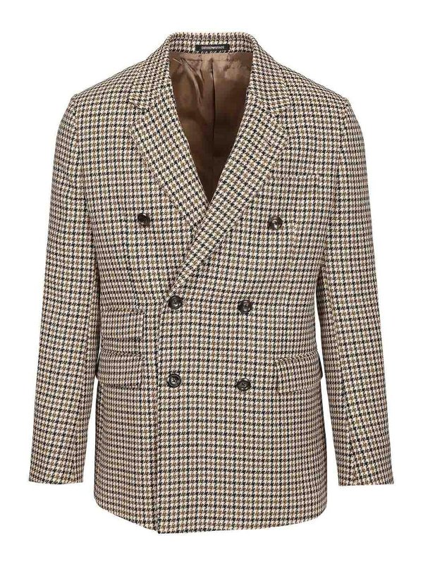 EMPORIO ARMANI: blazers - Double-Breasted Jacket