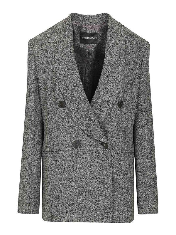 EMPORIO ARMANI: ブレザー - ブレザー - グレー