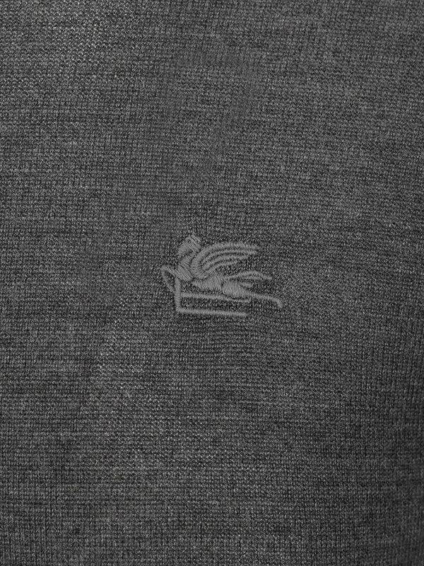 The Best Shops ETRO: Pull col rond - Pull Col Rond - Gris