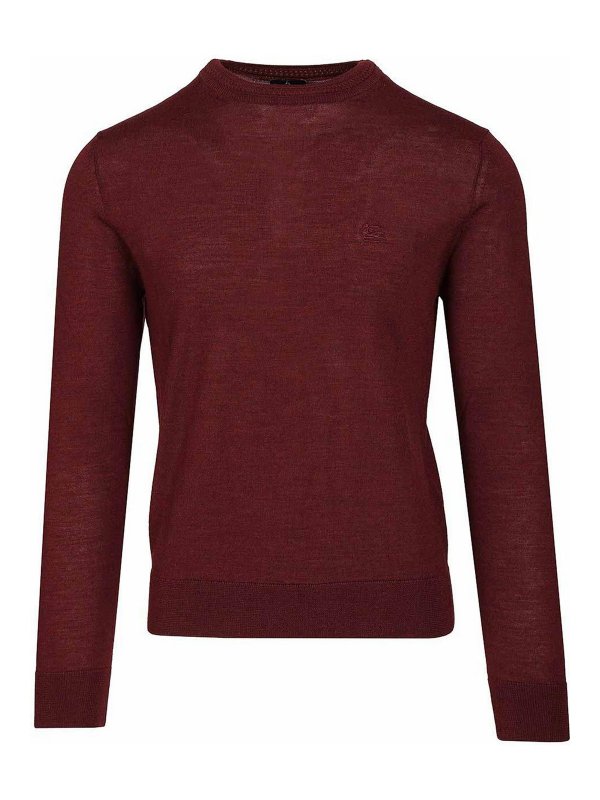 ETRO: crew necks - Wool And Silk Sweater